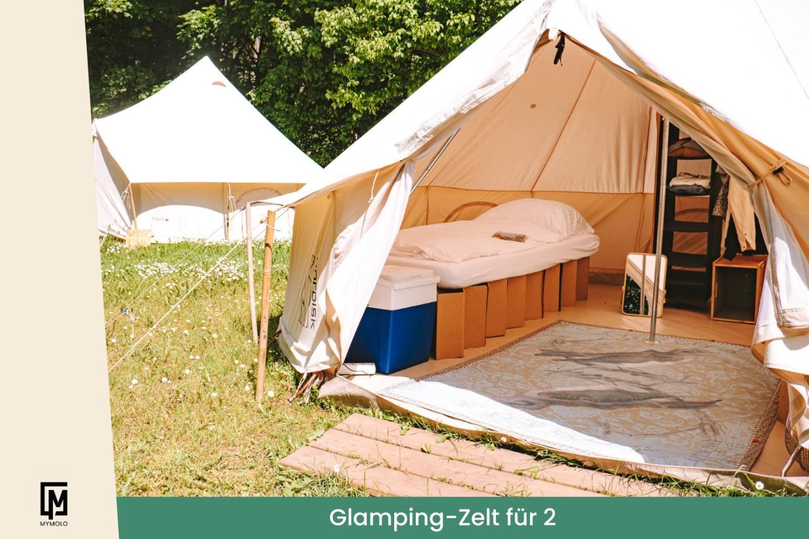 Glamping In Der Zeche Ewald Herten 헤르텐 외부 사진
