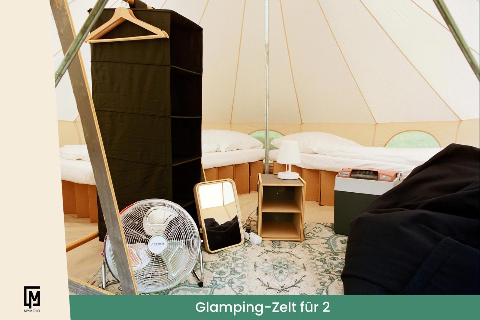Glamping In Der Zeche Ewald Herten 헤르텐 외부 사진