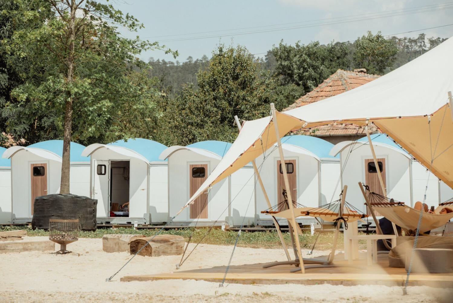 Glamping In Der Zeche Ewald Herten 헤르텐 외부 사진