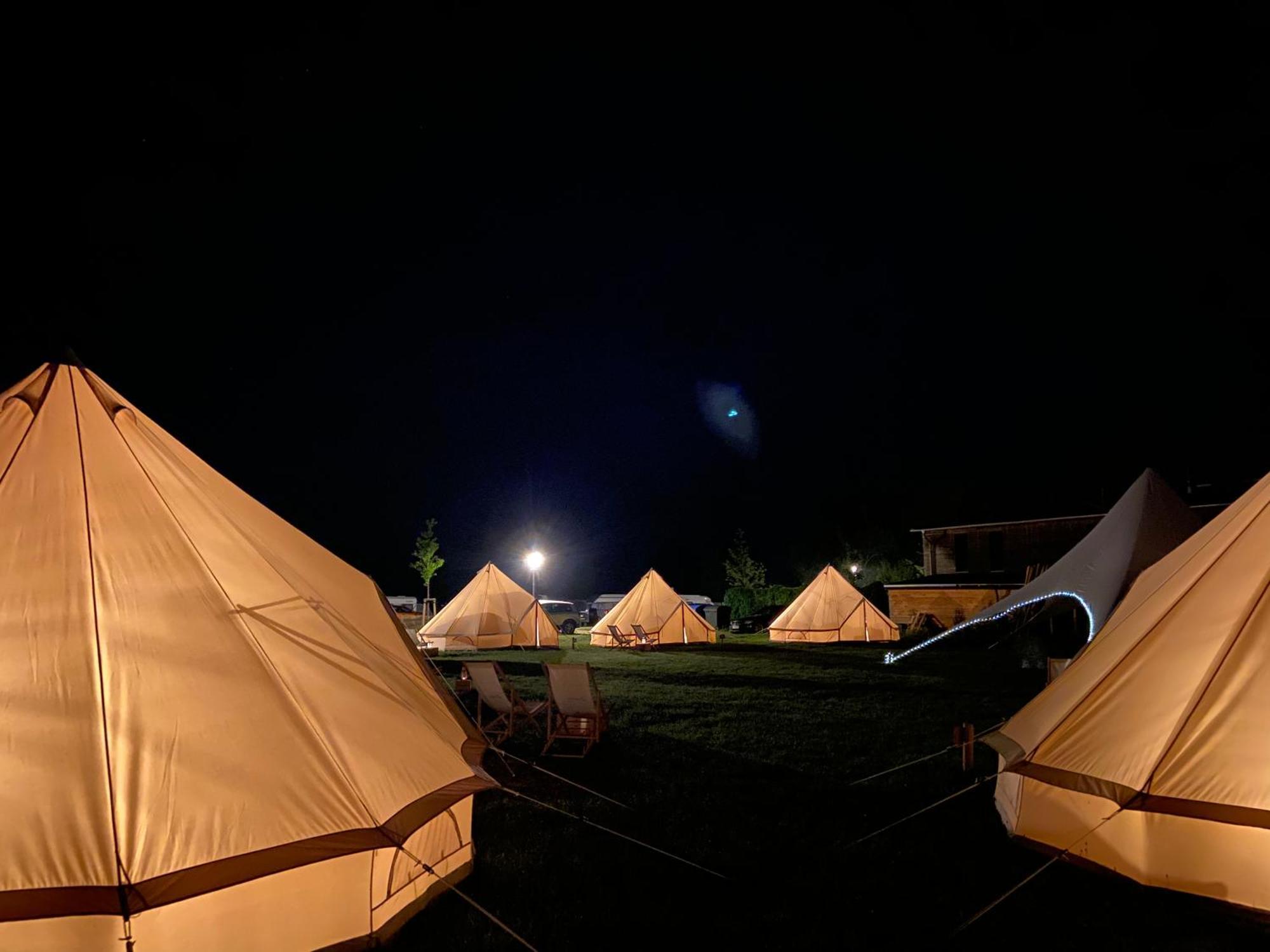 Glamping In Der Zeche Ewald Herten 헤르텐 외부 사진
