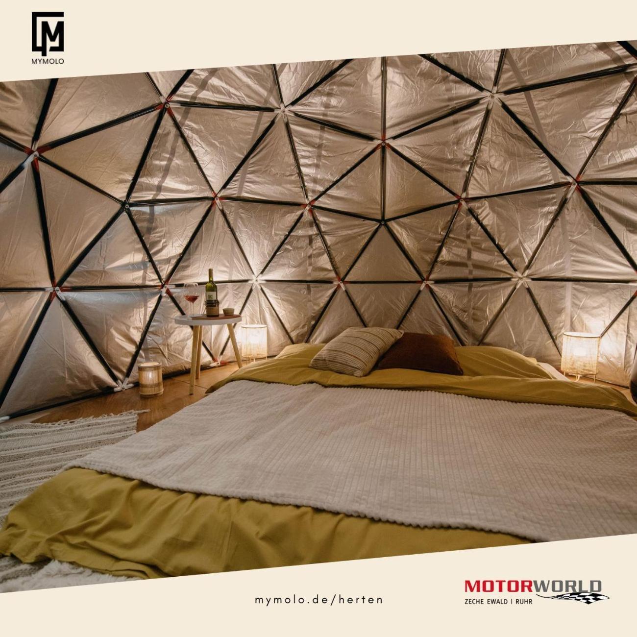 Glamping In Der Zeche Ewald Herten 헤르텐 외부 사진
